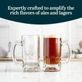 thumbnail image 2 of Libbey Craft Brews Glass Beer Mug Set, Beer Glasses Set Of 4 to Serve Ales and Lagers, Timeless Glass Beer Mugs for Freezer, 2 of 6