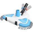 thumbnail image 1 of Enhanced Pool Vacuum Head with Direction-Control Swivel Handle, Stable-Maintain Spring, Vinyl Pool Vac with Wheels, Side Brush and Bottom Brush for Inground & Above Ground Pools, 1 of 5