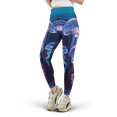 thumbnail image 2 of Lotusprinthandmade Jellyfish Graphic All-over Print Leggings XS-5XL (L), jellyfish leggings, jellyfish print leggings, jellyfish pattern leggings, 2 of 4
