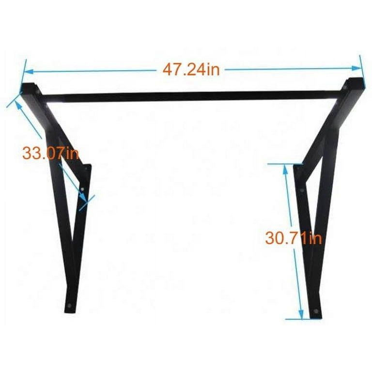 French Fitness Wall Mounted Pull Up Bar New Walmart