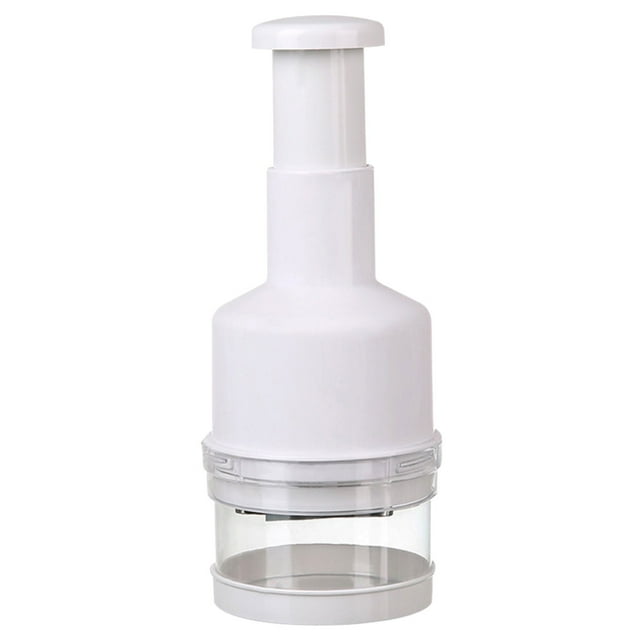 Handheld Food Chopper - Stainless Steel Blades, for Vegetables/Onions/Garlic/Nuts, Easy to Clean, Dishwasher Safe