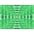 thumbnail image 1 of Ahgly Company Indoor Rectangle Patterned Neon Green Area Rugs, 6' x 9', 1 of 1