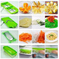 thumbnail image 3 of Rallador Cortador Pelador Rebanador de Verduras Cocina Nicer Con Accesorios Super Slicer Genérica nicerdicer, 3 of 4