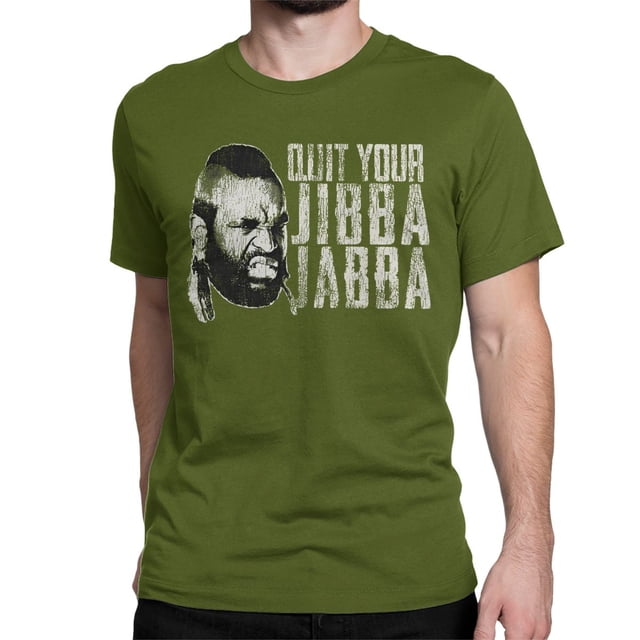Camisetas divertidas de Quit Your Jibba J Dks Worn A-Team para hombres y mujeres, camisetas de algodón con cuello redondo, camisetas de manga corta, ropa clásica
