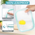 thumbnail image 3 of Vtopmart 18Pack Glass Food Storage Containers with Lids, Meal Prep Containers, Airtight Lunch Bento Boxes with Leak Proof Locking, 3 of 7