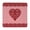 Wine & Pink, variant on Coaster Intricate Heart Ribbon