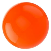 ETHZZLE Orange Stainless Steel Hanging Reflective Gazing Globe for Unique Home Decoration