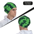 thumbnail image 6 of Logiee Green Stripes Of Watermelon Print Unisex Knit Beanie for Men Women Winter Hat,Beanies Skull Caps, 6 of 7