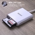 thumbnail image 2 of UNITEK USB Card Reader, Type A USB 3.0 SD Micro SD CF Card Adapter Supports Flash Memory Card, Aluminum, 2 of 6