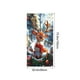 thumbnail image 3 of Linnome 35x71 Inch Santa Claus Door Decoration, Christmas Pattern Door Cover for Indoor Outdoor Use, Holiday Decor, 3 of 6