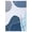 Blue, variant on Non Shedding Runner Rug – Low Pile Soft Hallway Rug for Kitchen, Porch, Bedside & Modern Home Decor