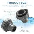 Swimming Pool Drain Water Hose Adapter Fits for Coleman Pools, 1.5 in