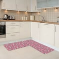 thumbnail image 5 of Logiee Cute Cartoon Zebra Print Kitchen Mats for Floor Sets of 2,Waterproof Kitchen Rugs,Non Slip Comfort Standing Mat Rug for Home,Runner,Sink,Office,Laundry, 5 of 6