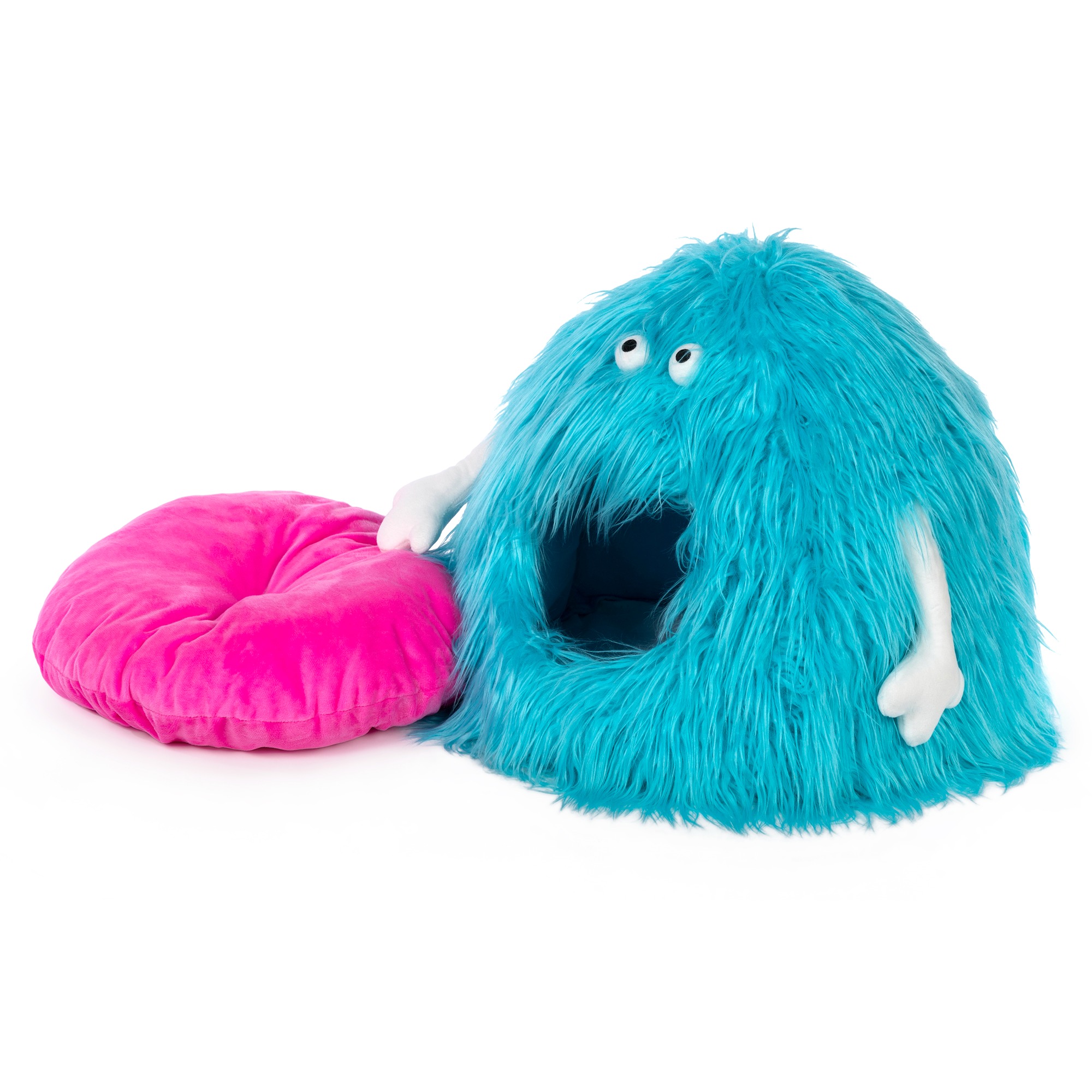 Prevue Pet Products Comfy Monster Cat and Dog Hideaway Bed 7604