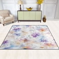 thumbnail image 2 of Yayeee Area Rugs for Living Room 5.2'x4' Non Slip Washable Bedroom Floor Carpet, Purple Flower Pattern, 2 of 5