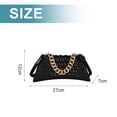 thumbnail image 2 of Bolso de cuero artificial, bolso de mano elegante, bolso crossbody de las mujeres, 2 of 5
