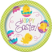Spring Chick Easter Paper Dinner Plates, 9in, 8ct