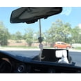 thumbnail image 2 of Hanging Car Charm - Amazonite & Rose Quartz - Dangling Moon & Healing Crystal Accessories, Rearview Mirror Decorations - Self-Love, Honesty, Clarity, Connection, Self-Worth, Love,, 2 of 4