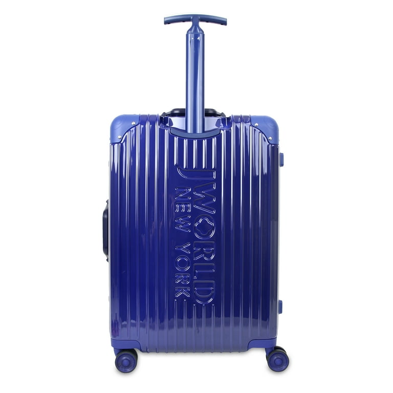 J World Slite Polycarbonate 24 Inch Spinner Luggage Walmart