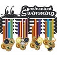 thumbnail image 1 of Exhibidor de medallas deportivas, soporte metálico con ganchos, estante de hierro para medallas, colgador de medallas de carreras para pared, soporte para medallas y premios., 1 of 9