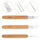 thumbnail image 4 of ColoMX 3pcs kit de agujas de crochet cabello metal crochet agujas salón de rastas herramientas rastas herramientas de trenza, 4 of 7