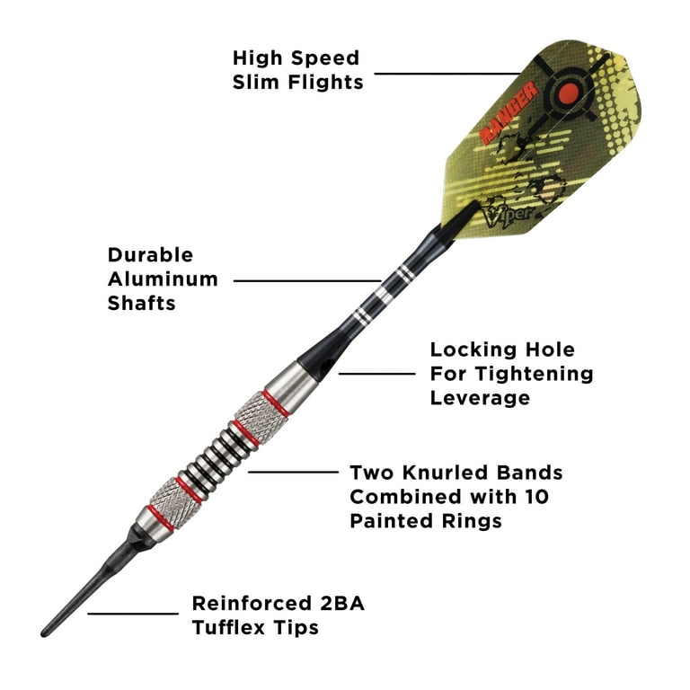 ROVE 10 18ｇ soft tip Target Rove 10 Soft Tip Darts - 18gm