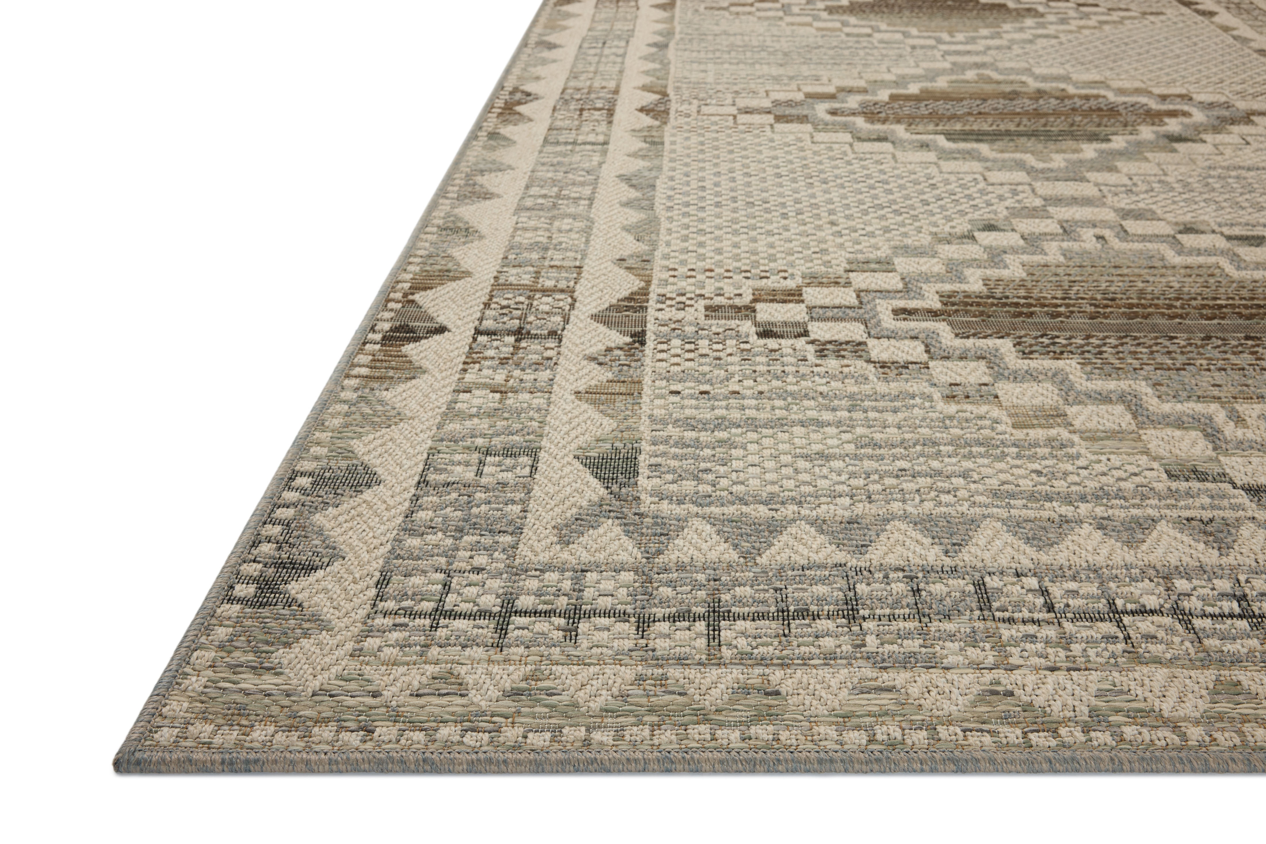 Loloi Saylor Ivory / Granite Indoor/Outdoor Area Rug