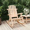 thumbnail image 1 of vidaXL Garden Rocking Chair 69x96x101 cm Solid Wood Spruce, 1 of 4