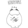 thumbnail image 2 of CafePress - Hookopotamus Tote Bag - Unisex Canvas Tote Bag, Beige, 1-Piece, 2 of 6
