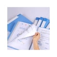 thumbnail image 2 of 1pc A4 Size Blue Office Filing Folder With 100 Transparent Pockets, 2 of 5