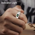 thumbnail image 3 of Fitness Smart Ring Touch Control Sports Health Tracker Ring Body Temperature Tracking Step Counting for Indoor Outdoor Use, 3 of 7