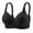 Black, variant on Asgosdo Women Bras V Neck No Underwire Adjustable Straps Push Up Wireless Plunge Comfortable Breathable Bralettes