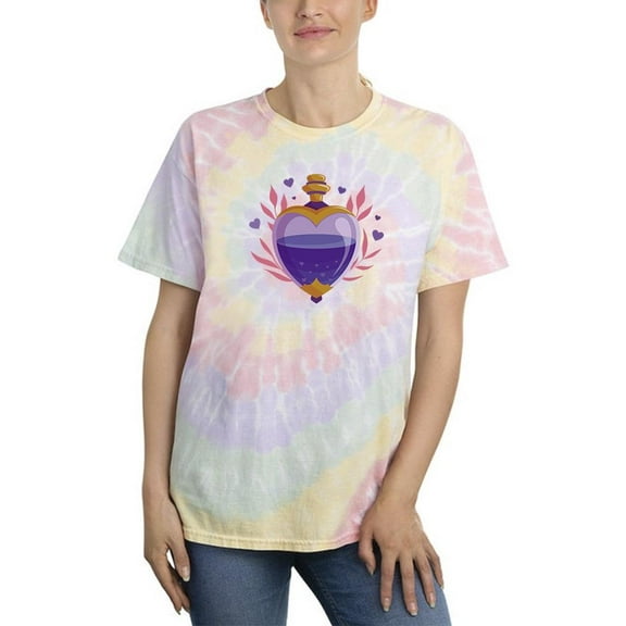 Purple Love Potion Tie Dye Spiral Women -Image by Shutterstock, Female Small