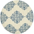 thumbnail image 2 of Safavieh Chelsea Abagail Geometric Area Rug, Ivory/Blue, 3' x 3' Round, 2 of 10