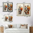 thumbnail image 4 of Designart "Assemblage Geometric Constructivism Dynamic painting II" Constructivism Framed Wall Art Set Of 2 - Multi-Color Abstract Framed Canvas Set For Living Room Decor, 4 of 7