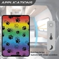 thumbnail image 5 of Psesaysky Rainbow Dog Paws RV Door Window Shade Cover Privacy and UV Rays Protection Blackout Shades RV Interior Accessories 17.3x26 inch, 5 of 7