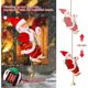 thumbnail image 2 of Promoción de invierno, Papá Noel en una cuerda, Papá Noel eléctrico para interior y exterior, 2 of 4