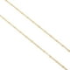 thumbnail image 3 of Cadena Figaro 3x1 Ametrinaa Fina Bitono 1.5mm Unisex 50cm Oro Italiano Solido 10k, 3 of 5