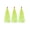 Chartreuse, variant on BLUEWING Fishing Teaser Lure 3pcs Mylar Flash Duster Skirt Lure Mylar Teaser Skirt Bucktail Teaser Tail Trolling Skirt for Saltwater Fishing Blue