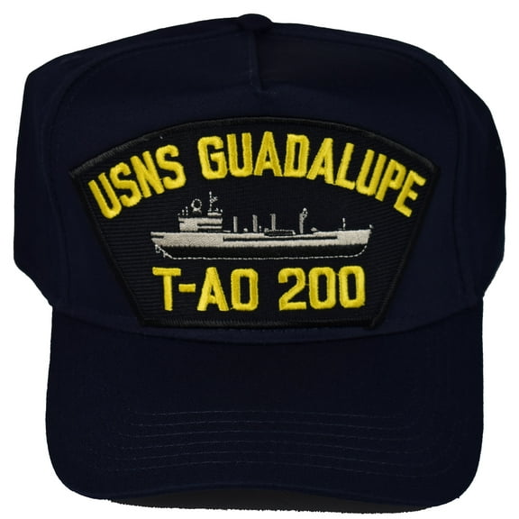 USNS GUADALUPE T-AO 200 SHIP HAT - NAVY BLUE - Veteran Owned Business
