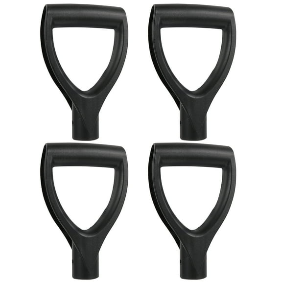 4pcs D Shape Plastic Shovel Handles Iron Shovel Handles Snow Shovel Handles