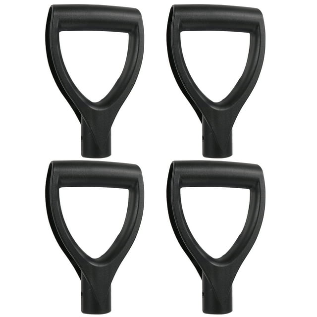 4 Pcs Poignées en Plastique et Fer en Forme de D pour Pelles à Neige