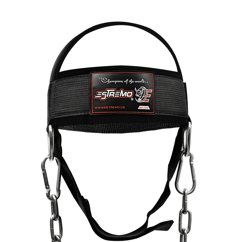 Estremo Fitness Neck Harness ,Adjustable Neck Straps–Weight Lifting Neck Exerciser Equipment