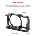 thumbnail image 4 of Tignapoo Compact Aluminum Alloy Camera Cage with Top Handle for Sony A6300/A6000, Blue (8045) - Enhanced Mounting Options & Durable Design, 4 of 6
