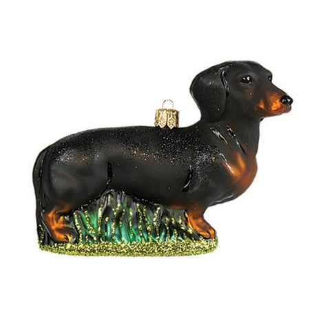 blown glass dachshund