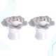thumbnail image 1 of IDEANATEGRATE 2Ud Pomo De Cerámica En Forma De Rosa Para Puertas Cajones Y Armarios Decorativos, 1 of 8