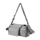 thumbnail image 3 of Bolsa colgante para cochecito de bebé, organizador de bolso para cochecito, resistente, bolsa de pañales para cochecito Gris, 3 of 9