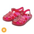 thumbnail image 2 of Del Sol Color-Changing Jelly Shoes - Adventure Sandal - Changes Color from Clear to Pink in The Sun - Sturdy and Stylish, Made from USA Certified PVC - Kids 5, 2 of 3
