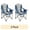 Blue, variant on EDX Heavy Duty Camping Chair 500 lb Capacity, Oversized Extra Wide for Adults, Padded High Back Folding Lawn Chair, 500 lbs Steel Frame, Portable Outdoor Camping Chair with Cup Holder, Green