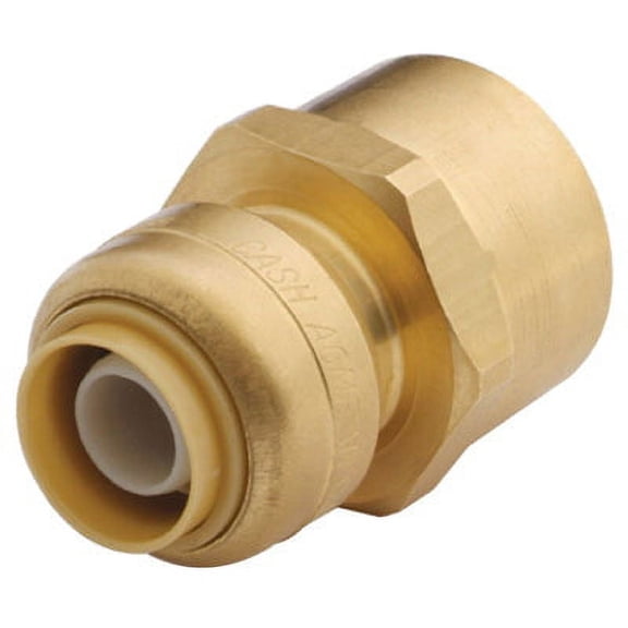 SharkBite U068LFA Lead Free Female Connector, 1/2" x 3/4" FNPT, Each
